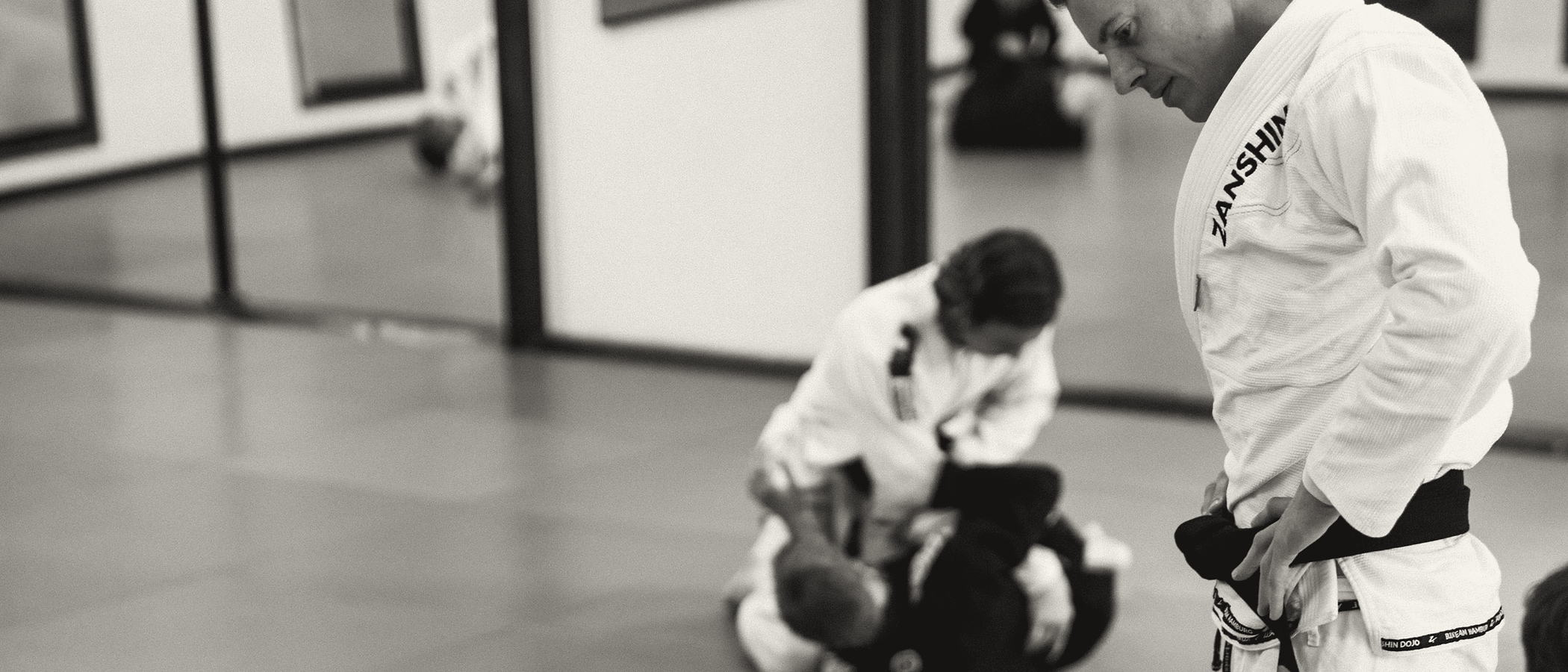 Egidijus Kel beim Brazilian-Jiu-Jitsu-Training im Dojo